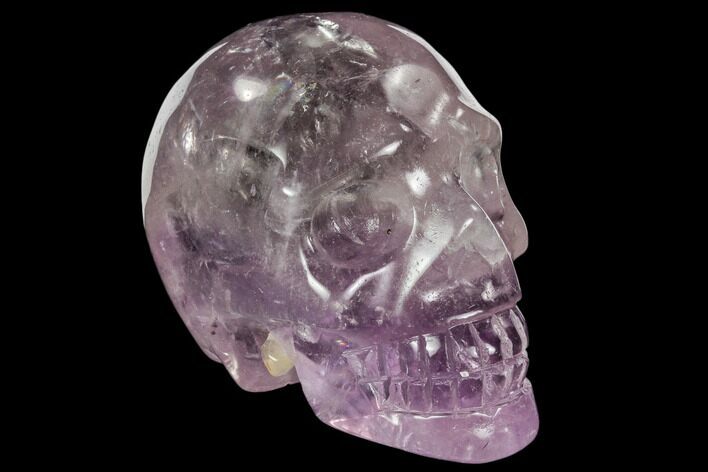 Carved Amethyst Crystal Skull #111713